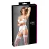Cottelli - conjunto de sutiã meia-taça rendado com amarração - branco - 80B/M