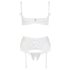 Cottelli - Conjunto levantador rendado com laço (branco) - 80B/M