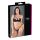 Cottelli - elevador de seios com argolas e tanga (preto) - 85C/L