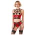 Conjunto Elevador de Seios Abierta Fina (vermelho) - 85B/L