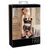 Conjunto rendas cativantes Abierta Fina (preto) - 85C/L