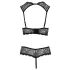 Cottelli - conjunto lingerie com soutien aberto - preto - 85B/L