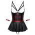 Conjunto Brilhante Cottelli Bondage com Algemas de Braço (preto)