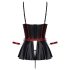 Conjunto Brilhante Cottelli Bondage com Algemas de Braço (preto)