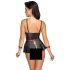 Conjunto Brilhante Cottelli Bondage com Algemas de Braço (preto)