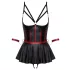 Cottelli Bondage - conjunto brilhante com algemas - preto - 80B/M