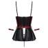 Cottelli Bondage - conjunto brilhante com algemas - preto - 80B/M