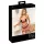 Abierta Fina - conjunto lingerie com suporte seios corrente - vermelho