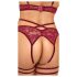 Conjunto Exuberante com Correntes (Vermelho)