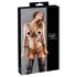 Cottelli Bondage - arnés bikini decorado (preto) - M