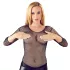 NO:XQSE - blusa arrastão feminina - preto - tamanho S-L