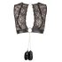 Cottelli Bondage - conjunto de lingerie rendada (4 peças)