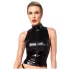 Noir - top com zíper brilhante (preto) - M