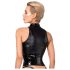 Noir - Top com Zíper Brilhante (Preto) - L