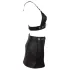 Cottelli - conjunto de top e minissaia de couro sintético (preto) - L