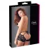 Cottelli - Calcinha fio dental rendada - preto - XL