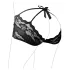 Cottelli - Calcinha fio dental rendada - preto - XL