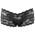 Cottelli - Calcinha fio dental rendada - preto - XL