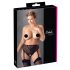Cottelli Plus Size - calcinha liga de renda (preto)