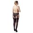 Cottelli Plus Size - calcinha liga de renda (preto) - XXL