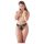NO:XQSE - Calcinha feminina preta aberta com laço - M