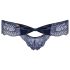 Obsessive Auroria - Calcinha Feminina Bordada com Laço (Azul)