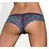 Obsessive Auroria - calcinha feminina rendada com laço - azul - L/XL