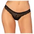 Obsessive Chemeris - tanga sexy feminina - renda preta - M/L