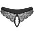Obsessive Chemeris - Tanga Aberta (Preto) - XL/XXL