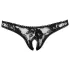 Cottelli - Tanga sexy rendada - preto - L