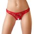 Cottelli - Tanga sexy de renda (vermelha) - M