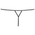 Cottelli - Tanga aberta com strass para ela (preto) - M/L