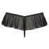 Cottelli - tanga preta com pérolas e detalhes abertos - M