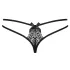 Obsessive Intensa - tanga de renda dupla alça - preto - L/XL
