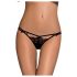 Obsessive Intensa - Calcinha Fio Duplo de Renda (Preta) - L/XL