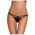 Obsessive Intensa - tanga de renda dupla alça - preto - L/XL