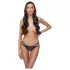 Cottelli - tanga aberta com anel - luxo - preto