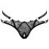 Cottelli - tanga luxo anel aberto (preto)