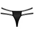 Cottelli - tanga aberta com anel - luxo - preto