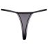 Tanga Cottelli - luxo bordado lírio (preto e branco)