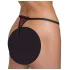 Cottelli - tanga com pérolas luxo rosa - renda preta