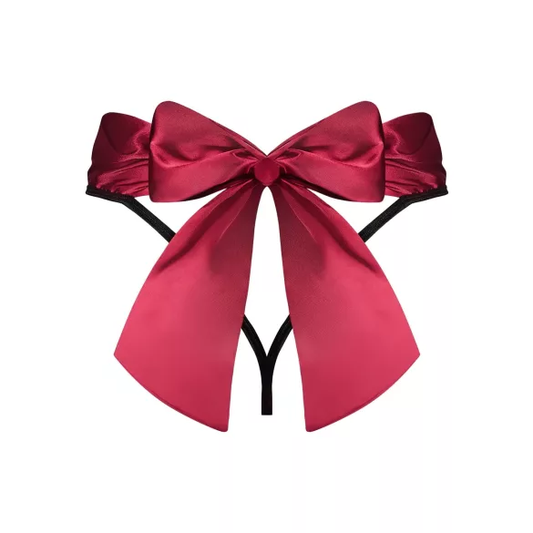 Obsessive - tanga com laço - renda - vermelho