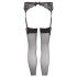 NO:XQSE - Conjunto Suspensório Renda - Preto - M/L