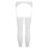 NO:XQSE - conjunto cinta-liga rendas - branco - M/L