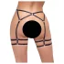 Cottelli - tanga feminina fina - preto - L/XL