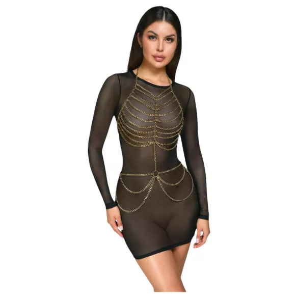 Cottelli - body de correntes - dourado