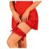 Cinta-liga Cherris Obsessive - vermelho tentador