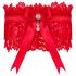 Cinta-liga Cherris Obsessive - vermelho tentador