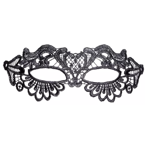 Cottelli - máscara rendada bordada - preto