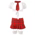 Cottelli - Fantasia colegial feminina - conjunto 5 peças